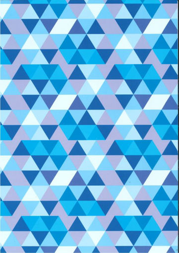 Picture of GIFT WRAPPING TRIANGLE BLUE